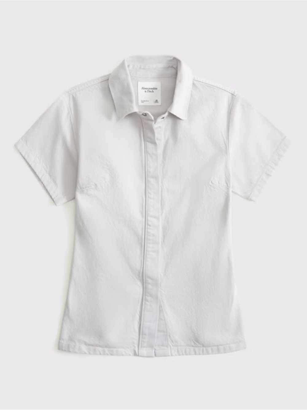 Abercrombie & Fitch Short-Sleeve Denim Shirt